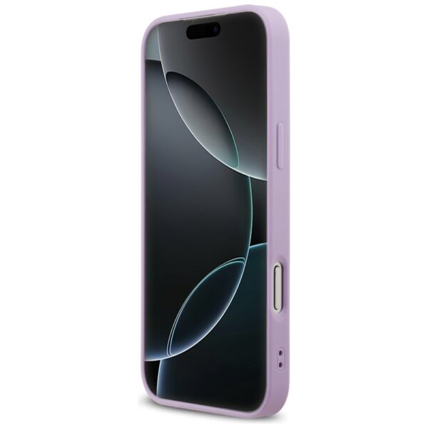 Guess Grained Ring MagSafe case for iPhone 17 Pro Max - purpleeng