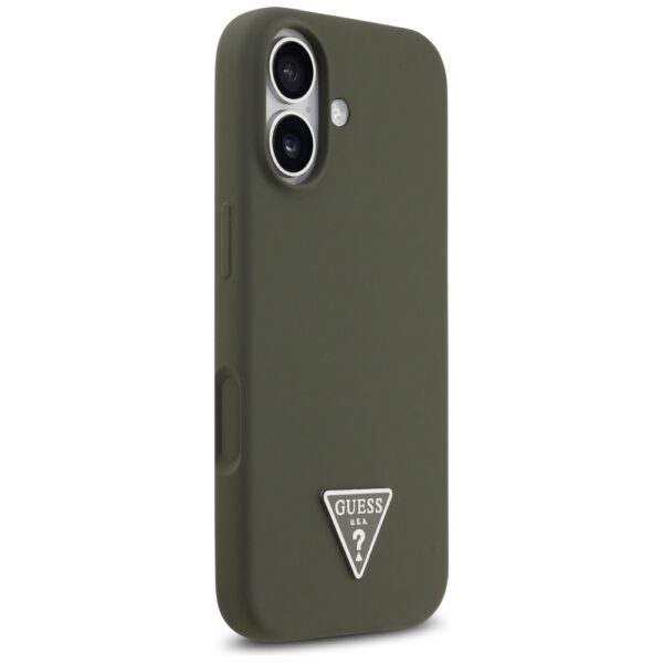 199773_4 Guess Silicone Triangle Logo MagSafe Case for iPhone 17 - Greeneng