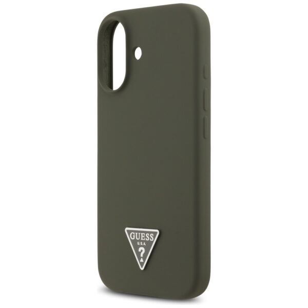 199773_6 Guess Silicone Triangle Logo MagSafe Case for iPhone 17 - Greeneng