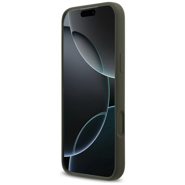 199777_5 Guess Silicone Triangle Logo MagSafe Case for iPhone 17 Pro Max - Greeneng