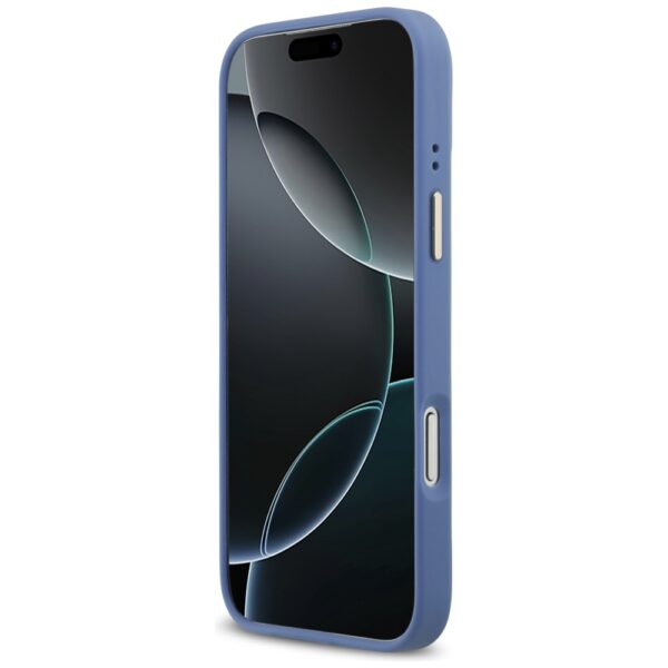 Guess 4G PU Classic Logo MagSafe Case for iPhone 17 Pro Max - Blueeng