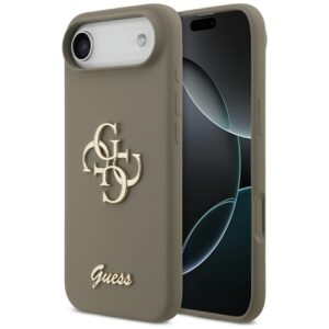 Guess Silicone Big 4G Script Case for iPhone Air - Browneng