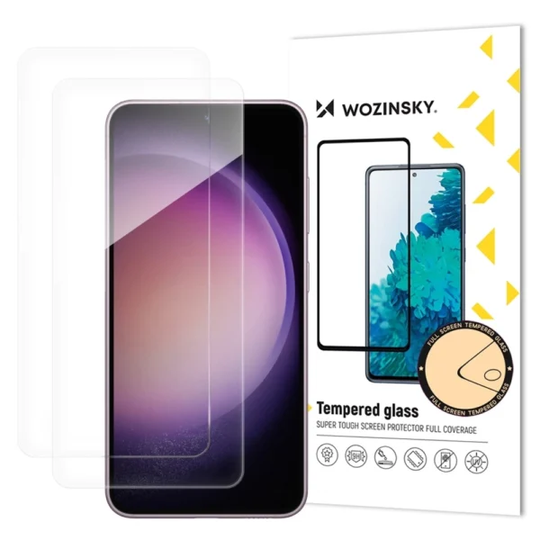 Wozinsky Tempered Glass for Samsung Galaxy S26 Ultra compatible with fingerprint reader 2 pcs.eng