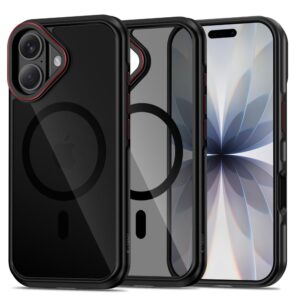 Tech-Protect MagHybrid MagSafe Case for iPhone 17 - Black and Redeng