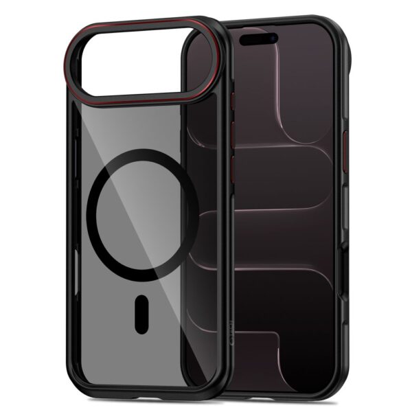 Tech-Protect MagHybrid MagSafe Case for iPhone Air - Black and Redeng