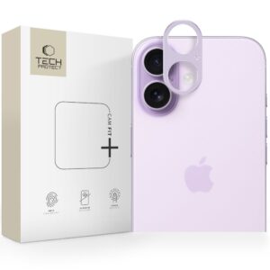 Tech-Protect Camalloy Fit+ Camera Glass for iPhone 17 - Purpleeng