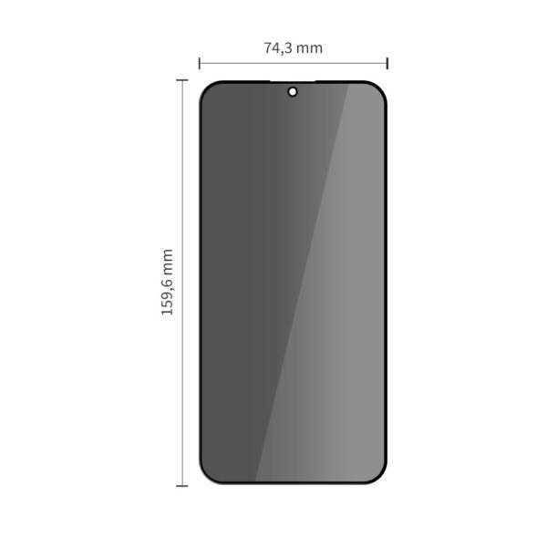 Tech-Protect Glass Spy+ Privacy Glass 2-pack for Xiaomi 15T / 15T Proeng