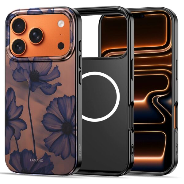 Tech-Protect Lamano MagSafe case for iPhone 17 Pro - brown-purpleeng