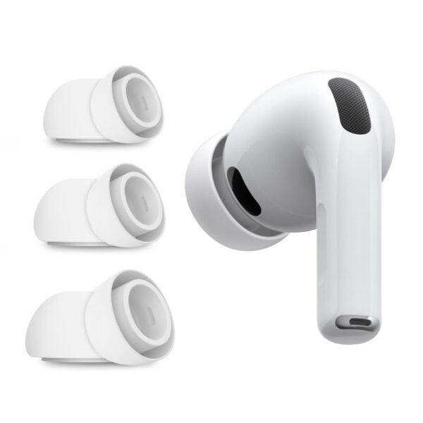 CREATOR: gd-jpeg v1.0 (using IJG JPEG v62), quality = 80 Tech-Protect Ear Tips for AirPods Pro 3 in sizes S / M / L 3-pack - whiteeng