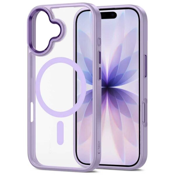 CREATOR: gd-jpeg v1.0 (using IJG JPEG v62), quality = 80 Tech-Protect MagMat MagSafe Case for iPhone 17 - Transparent Purpleeng
