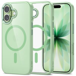 Tech-Protect MagMat MagSafe Case for iPhone 17 - Transparent Greeneng