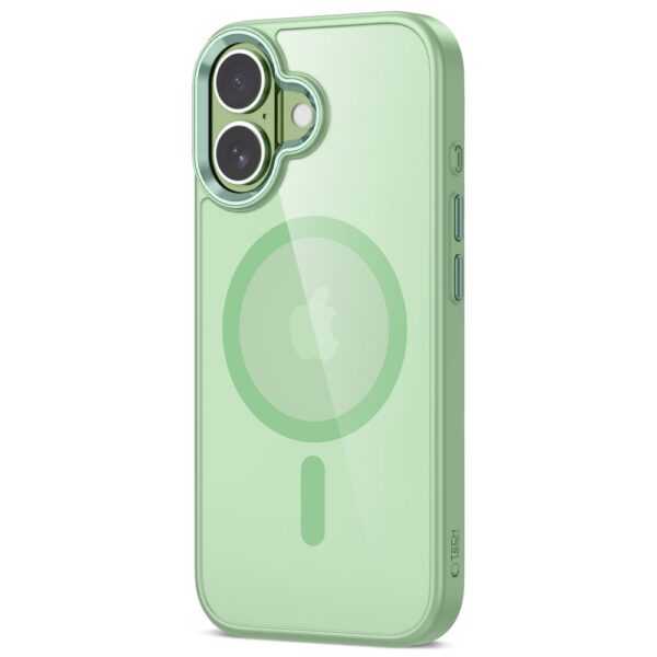 Tech-Protect MagMat MagSafe Case for iPhone 17 - Transparent Greeneng