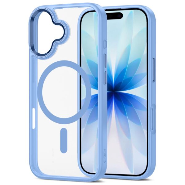 Tech-Protect MagMat MagSafe Case for iPhone 17 - Transparent Blueeng
