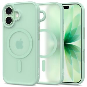 Tech-Protect MagMat MagSafe Case for iPhone 17 - Transparent Greeneng