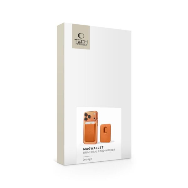 Tech-Protect MagWallet MagSafe Magnetic Wallet for Phone - Orangeeng
