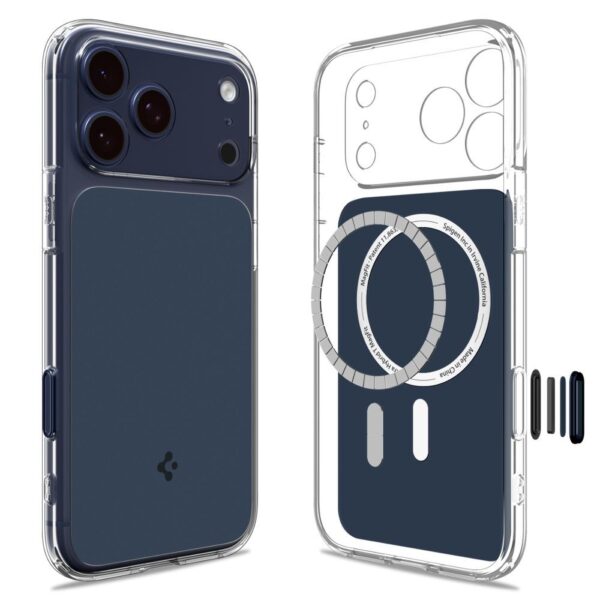 Spigen Thin Fit MagSafe Case for iPhone 17 Pro - Clear Navy Blueeng