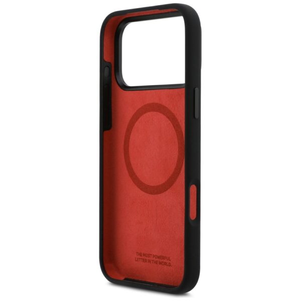 BMW M Silicon Horizontal Line MagSafe Case for iPhone 17 Pro Max - Blackeng