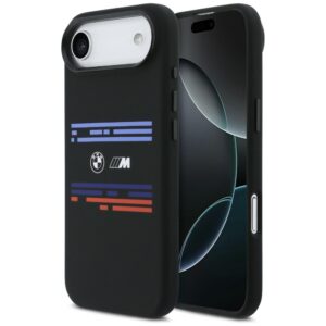 BMW M Silicon Horizontal Line MagSafe Case for iPhone Air - Blackeng