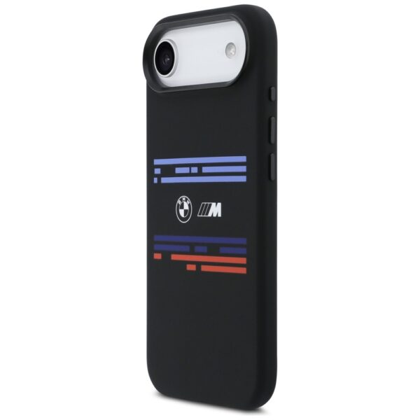 205450_2 BMW M Silicon Horizontal Line MagSafe Case for iPhone Air - Blackeng