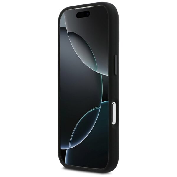 BMW M Silicon Tricolor Line MagSafe Case for iPhone 17 Pro - Blackeng