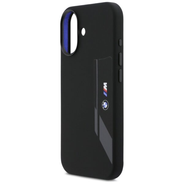 BMW M Silicon Vertical Logo MagSafe Case for iPhone 17 - Blackeng
