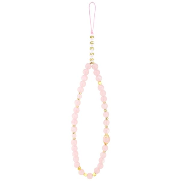 Guess 4G Strap Triangle Logo MagSafe Case for iPhone 17 Pro Max - Pinkeng