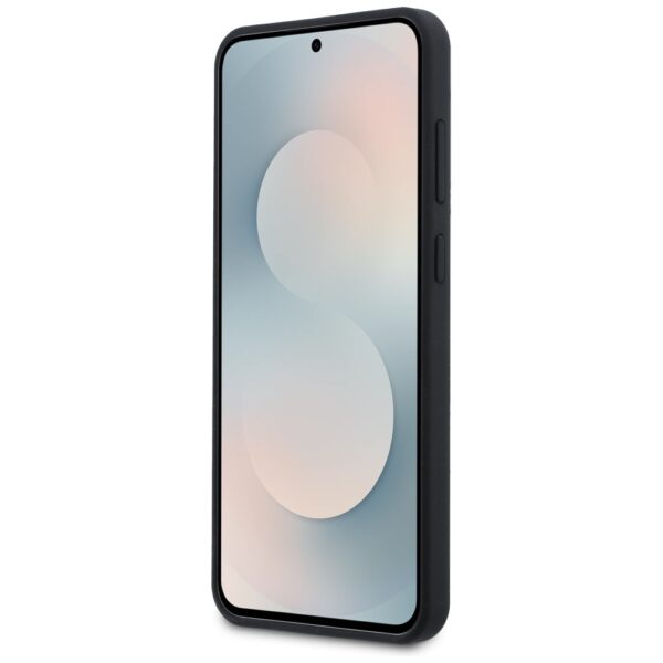 205528_5 Karl Lagerfeld Silicone Karl & Choupette Heads MagSafe Case for Samsung Galaxy S25 FE - Blackeng