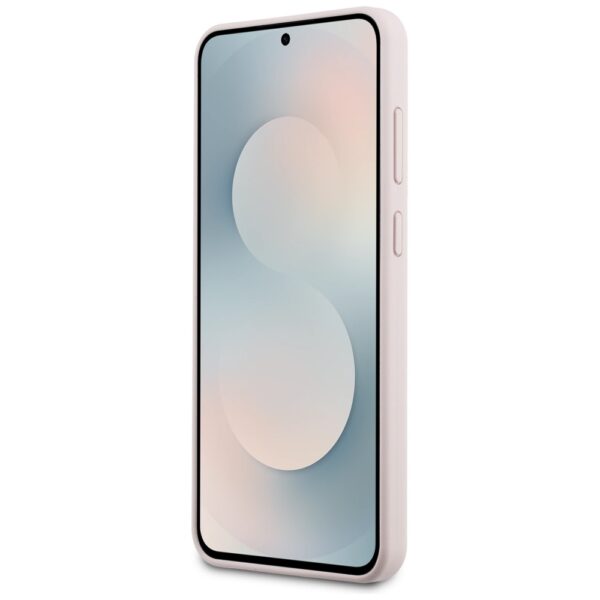 Karl Lagerfeld Silicone Karl & Choupette Heads MagSafe Case for Samsung Galaxy S25 FE - Pinkeng