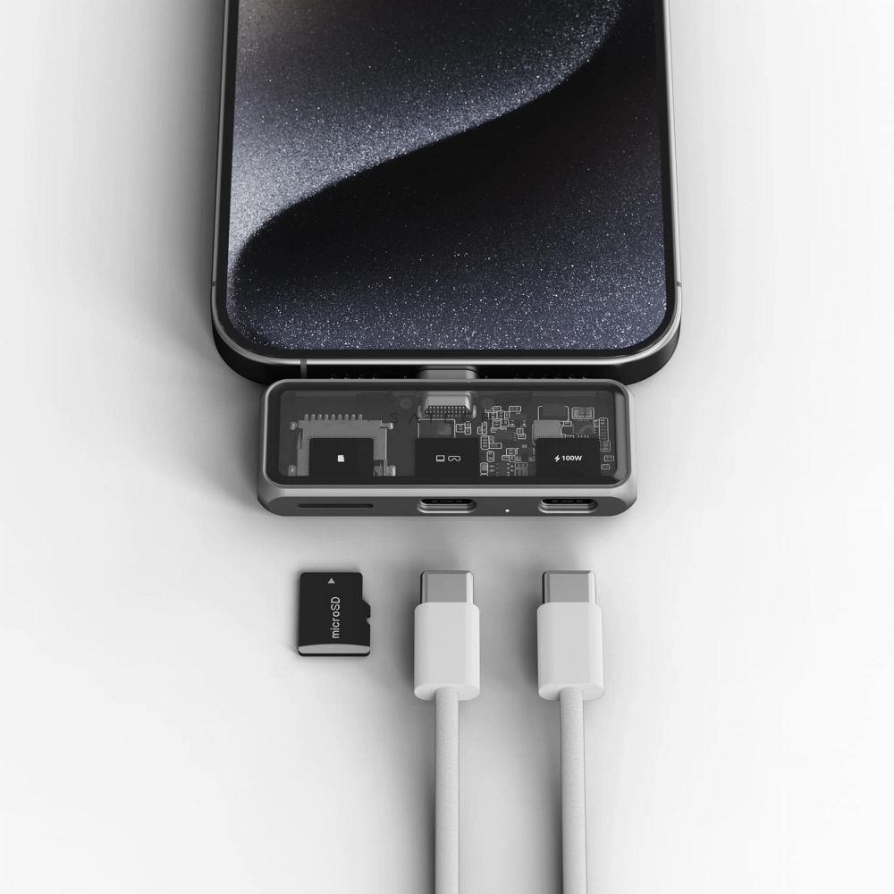 Adapter HUB 3in1 USB C Satechi Mobile XR ST-HXRSDM space gray