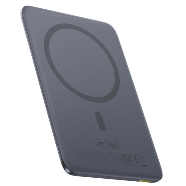 Baseus magnetic powerbank PicoGo AM41 5000mAh 20W ultra slim, with 60w usb-c cable grey