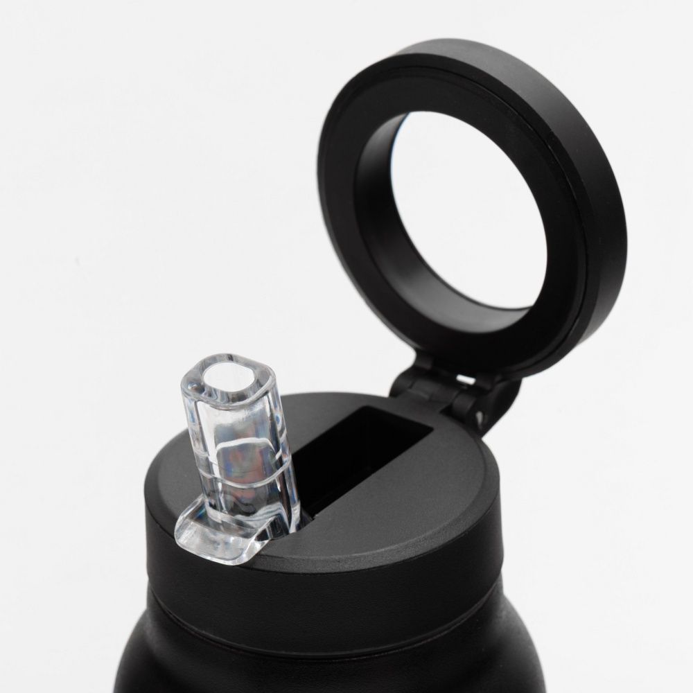 Magnetic holder compatible with MagSafe with 750ml container black