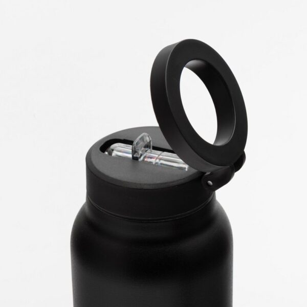 Magnetic holder compatible with MagSafe with 750ml container black
