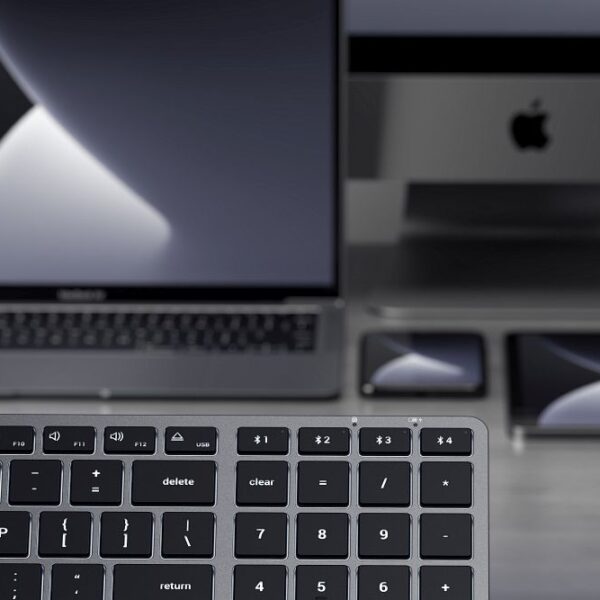 Wireless keyboard QWERTY Satechi Slim X2 ST-BTSX2M space gray