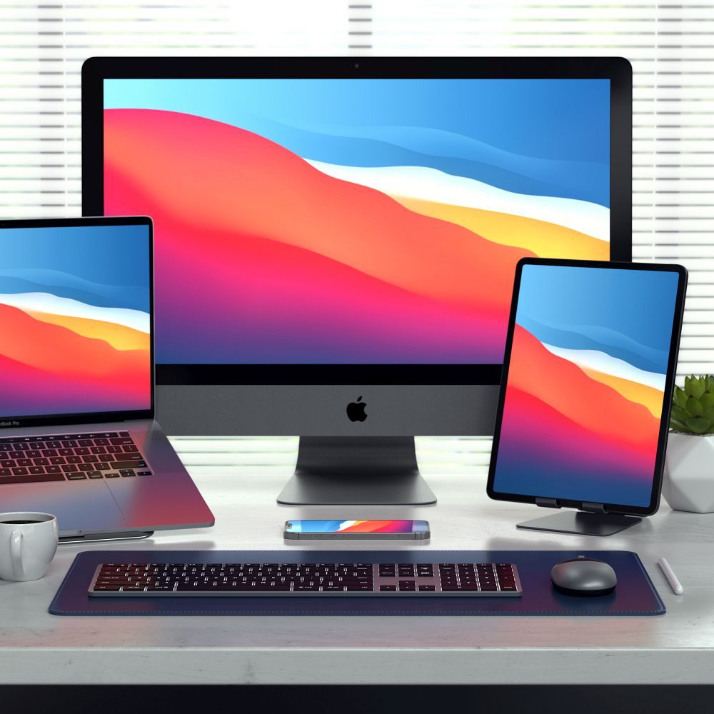 Wireless keyboard QWERTY Satechi Slim X3 ST-BTSX3M space gray