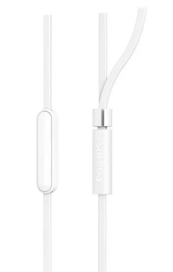 Wire earphones Jack 3,5 mm Philips TAE1105WT/00 white