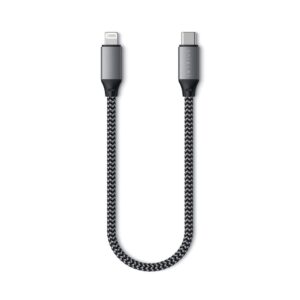 Cable USB C to Lightning Satechi 0,25 m ST-TCL10M space gray