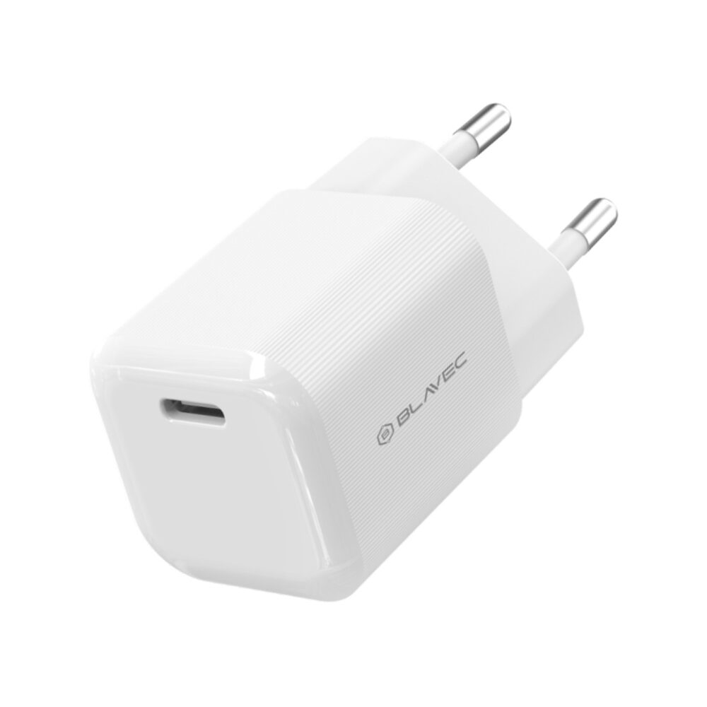 foto_add-335700 Blavec Wall charger BC-6 GaN4 - Type C - PD QC 33W 3A with Type C to Type C cable (TCBC6G4-CW333A+CC) white