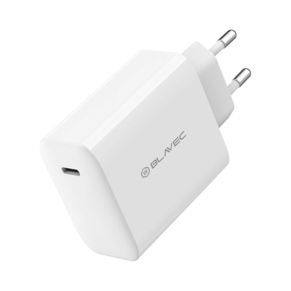 Blavec Wall charger BC-8 GaN4 - Type C - PD QC 65W 3A (TCBC8G4-CW653A) white