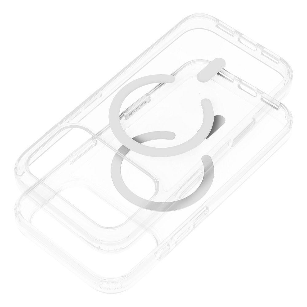 Case for iPhone 17 PRO Forcell F-Protect Clear Hybrid Premium compatible with Magsafe clear