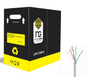 NG ΚΑΛΩΔΙΟ ΔΙΚΤΥΟΥ UTP ΓΚΡΙ CAT5e COPPER 305m, LSZH, 24AWG