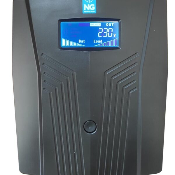 16451 NG UPS 1500VA/900W ΜΕ AVR, LINE INTERACTIVE, USB, 3 SCHUKO, 2 x 12V8A, ΟΘΟΝΗ