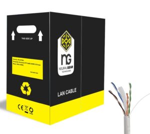 NG ΚΑΛΩΔΙΟ ΔΙΚΤΥΟΥ UTP ΓΚΡΙ CAT6 COPPER 305m, 23AWG