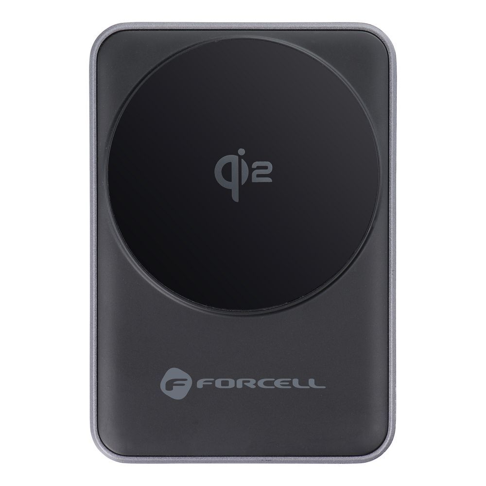 Wireless charger Forcell F-Energy 3in1 Flex Pro Qi2 compatible with MagSafe (F-05) silver