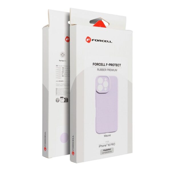 1d63507c5c8374ffb01e927f7e1060f0 Case for iPhone 15 PRO Forcell F-Protect Rubber Premium compatible with MagSafe mauve