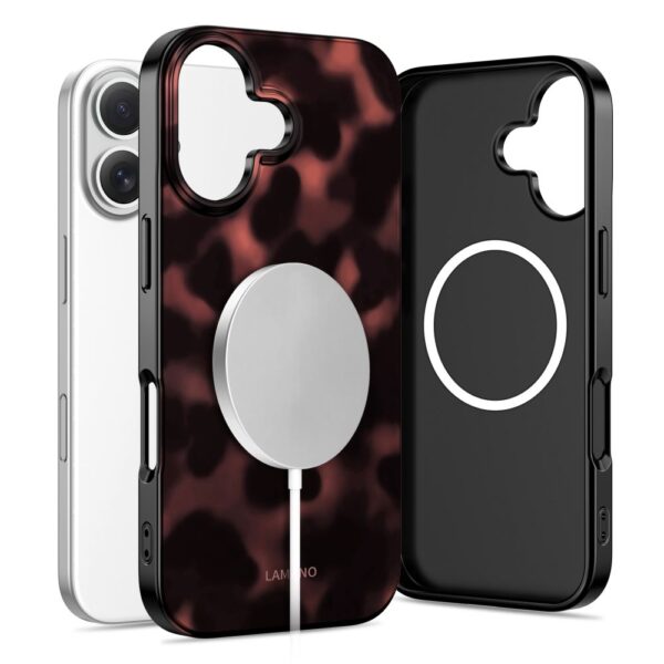 Tech-Protect Lamano MagSafe case for iPhone 17 - black and redeng