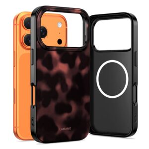 Tech-Protect Lamano MagSafe case for iPhone 17 Pro - black and redeng