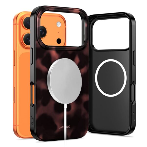 CREATOR: gd-jpeg v1.0 (using IJG JPEG v62), quality = 80 Tech-Protect Lamano MagSafe case for iPhone 17 Pro - black and redeng