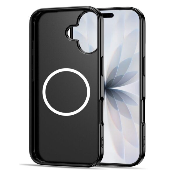 Tech-Protect Lamano MagSafe case for iPhone 16 - black and redeng