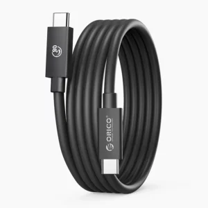 Orico USB4 Thunderbolt5 Cable 80Gbps 240W USB-C to USB-C 1m - Blackeng
