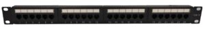 NG PATCH PANEL CAT6, 1U, 24 PORTS